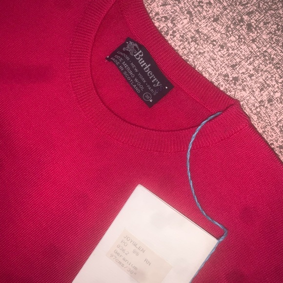 Vintage Burberry Merino Wool Sweater - Picture 3 of 3
